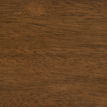 Flynn - Round Glass Top Dining Table - Brown