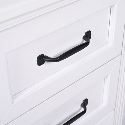 30" Bathroom Vanity With Sink, 3 Drawers, Adjustable Feet