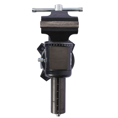 Heavy Duty 5" Multi Jaw Rotating Bench Vise With 360 Degree Swivel Base And Head