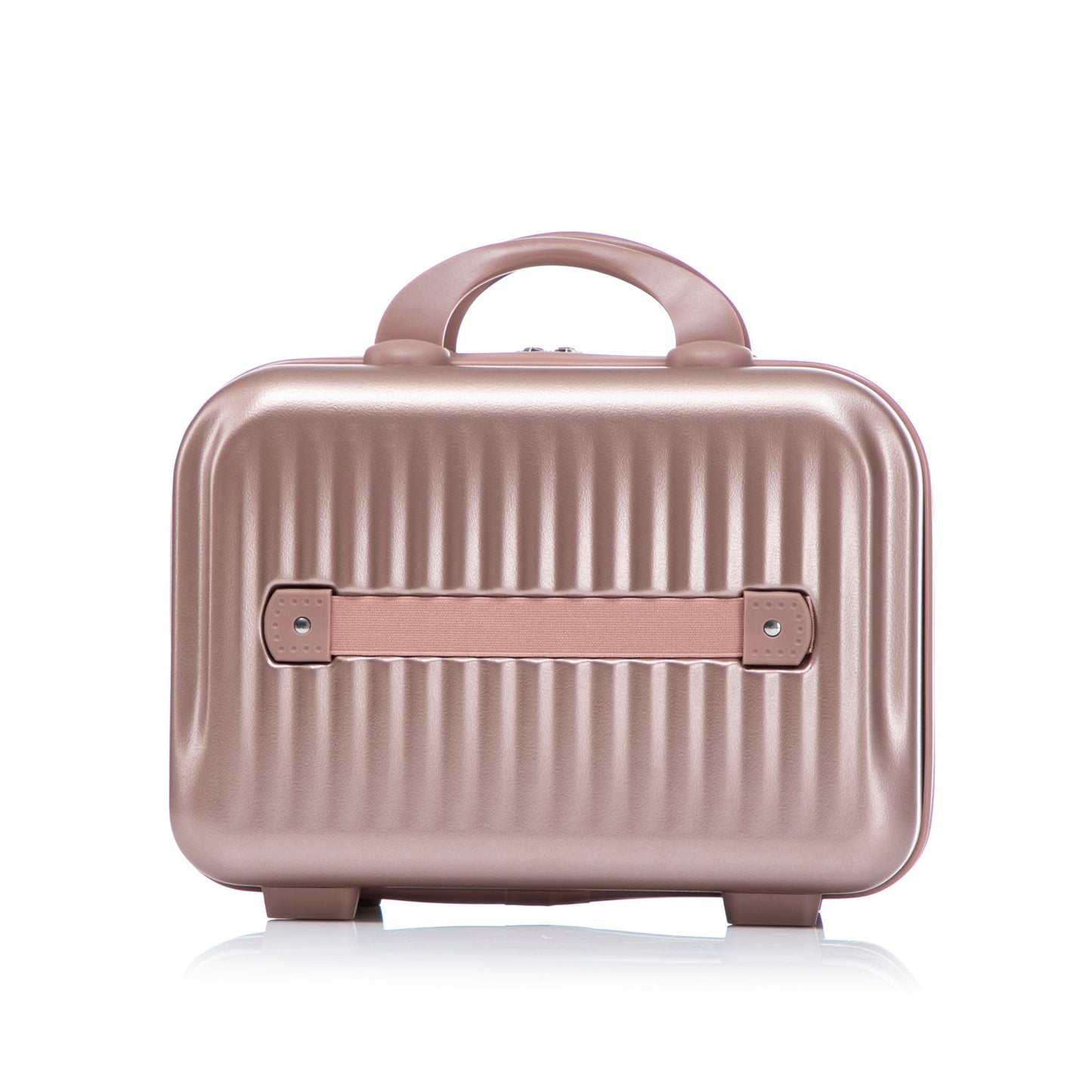 Luggage Set With Cosmetic Case, Combination Lock, Front Opening Design