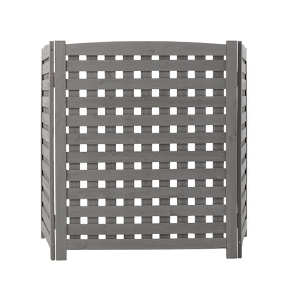 3 Panel Outdoor Air Conditioner Fence Screen