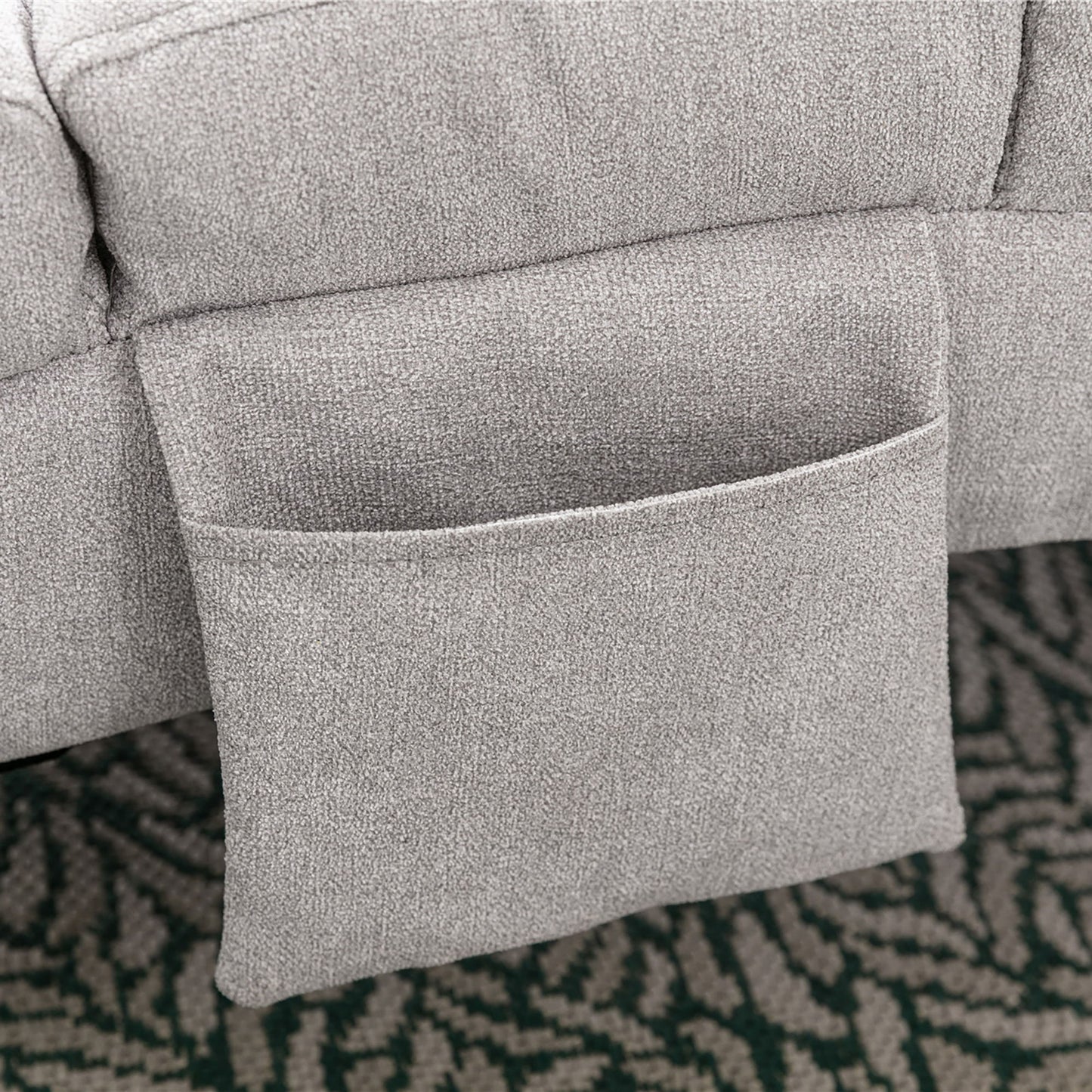Massage Chaise Lounge Indoor With Remote Control, Ergonomic Electric Massage Lounger