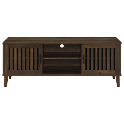 Jenine - 2 Door 60" TV Stand - Brown