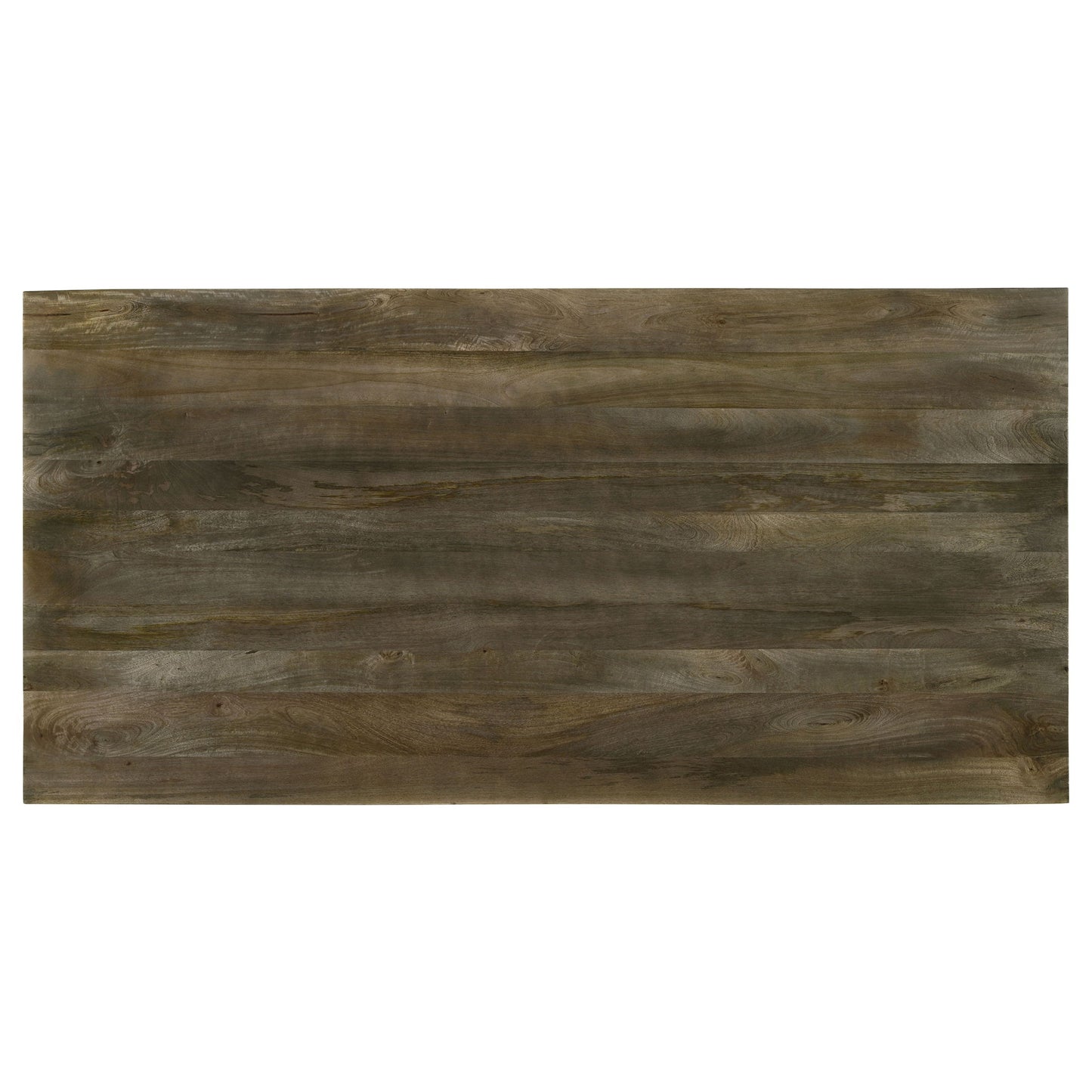 Roman - Rectangular Double V Leg Dining Table - Brown