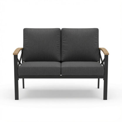 Outdoor Loveseat With Washable Cushions