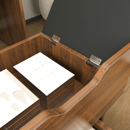 Vanity Desk With Lighted Mirror & Stool