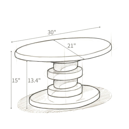 Cobblestone End Table