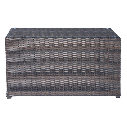 Comfortable Modern Patio Rattan Sectional Set With Cushions