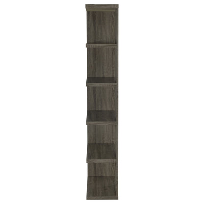 5 Shelf Bookcase - Gray