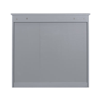 Wall Mounted Medicine Cabinet With Mirror And 3 Open Shelves