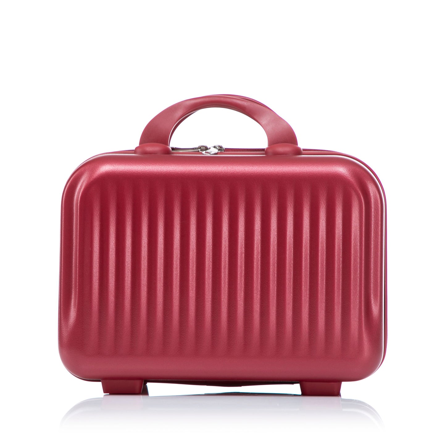 Luggage Set With Cosmetic Case, Combination Lock, Front Opening Design