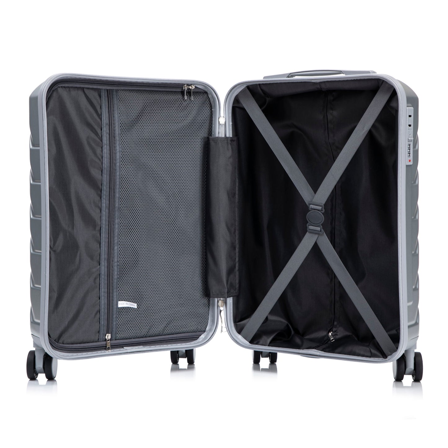 Hard Shell Travel Luggage With Scratch Resistant Surface
