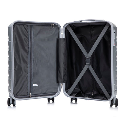 Hard Shell Travel Luggage With Scratch Resistant Surface