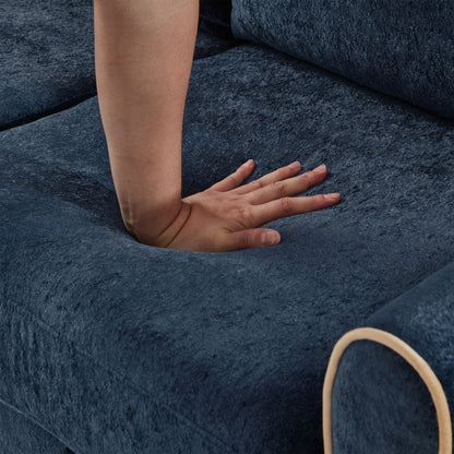 Pull Out Sofa Bed With Adjustable 3 Position Backrest, USB Charging Ports, Side Pockets
