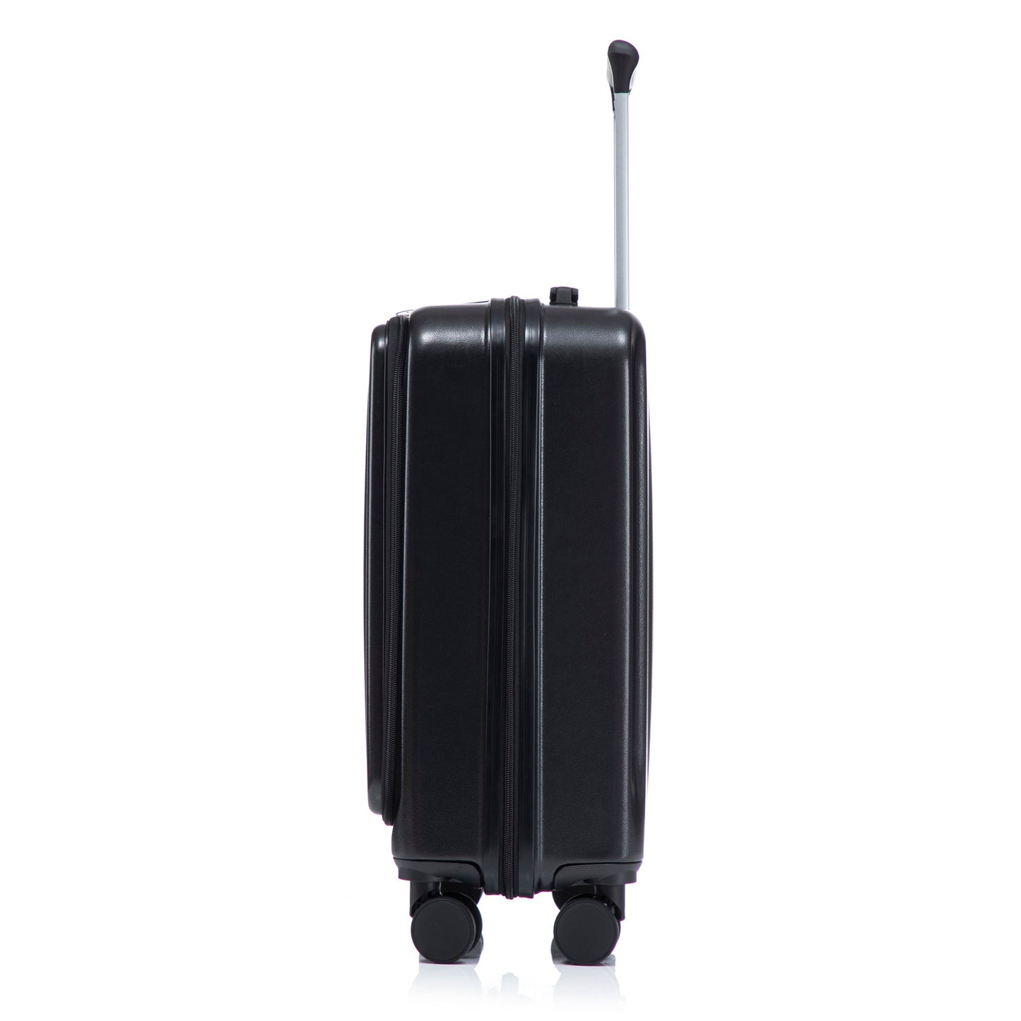 Luggage Set With Cosmetic Case, Combination Lock, Front Opening Design
