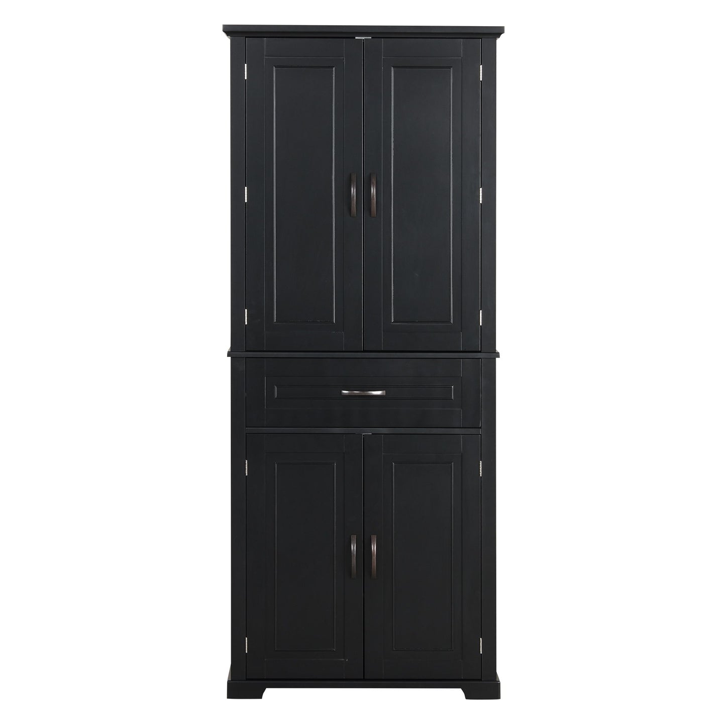 Bathroom Storage Cabinet With Doors And Drawer, Adjustable Shelf