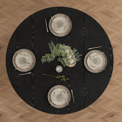Round Dining Table With Strip Base