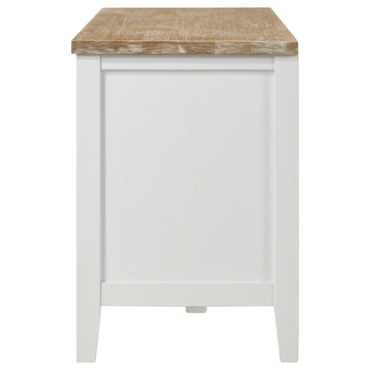 Evanston - 2 Door Stand - White
