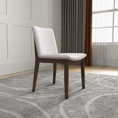 Laura - Mid-Century Modern Solid Wood Dining Chair (Set of 2)