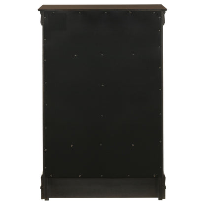 Janson - 5 Drawer Bedroom Chest - Cappuccino