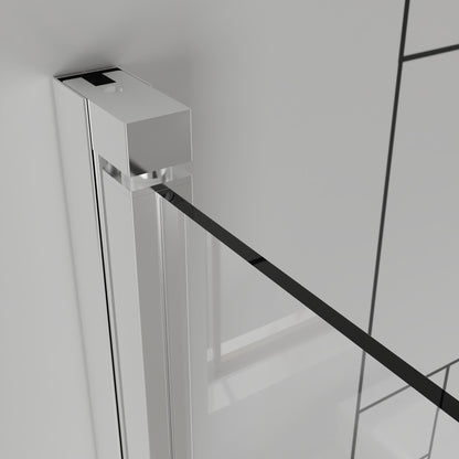 Frameless Bi Fold Shower Doors 30" W X 72" H - Chrome