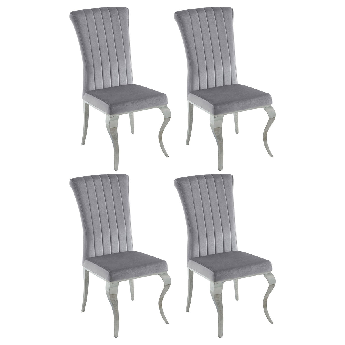 Elegant Upholstered Side Chairs (Set of 4)