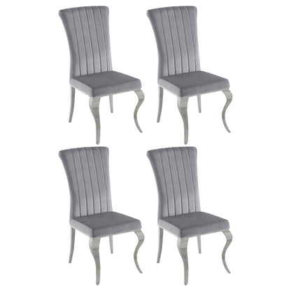 Elegant Upholstered Side Chairs (Set of 4)