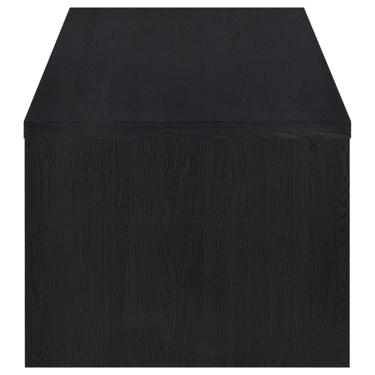 Canyon - Lift Top Table With Dual Drawers Storage Solution - Black