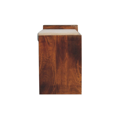 Retreat - Shoe Bench, 1 Drawer - Chestnut