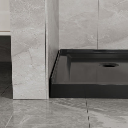 Goodyo - Neo-Angle Shower Base - Black