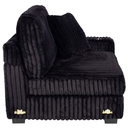 Contemporary Style Modular Sectional Sofa Set With USB, Cup Holder