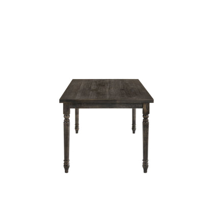 Claudia II - Weathered 7 Pieces Dining Room Set - Gray
