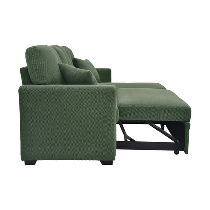 Sleeper Sectional With Pull Out Bed, Reversible Chaise