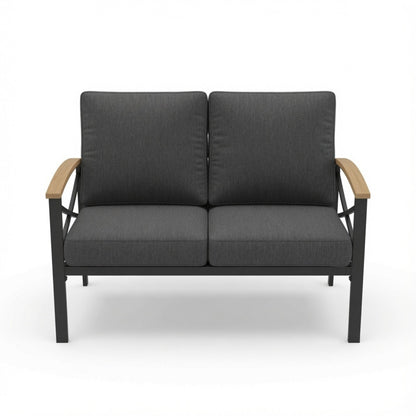 Outdoor Loveseat With Washable Cushions