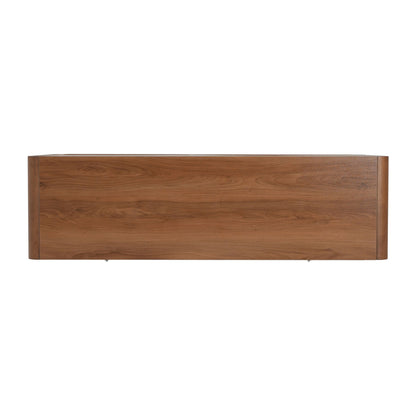 Sideboard, Wide Storage With 2 Doors And 3 Drawers