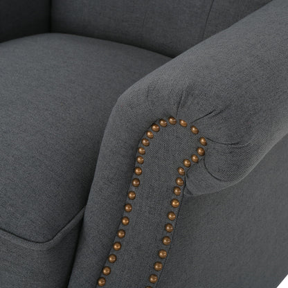 Modern Manual Push Back Recliner Chair