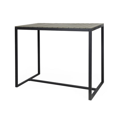 Ernesto - Outdoor Industrial Acacia Wood Bar Table