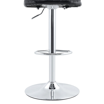 Adjustable Height Bar Stools With Footrest For Kitchen Island (Set of 2)