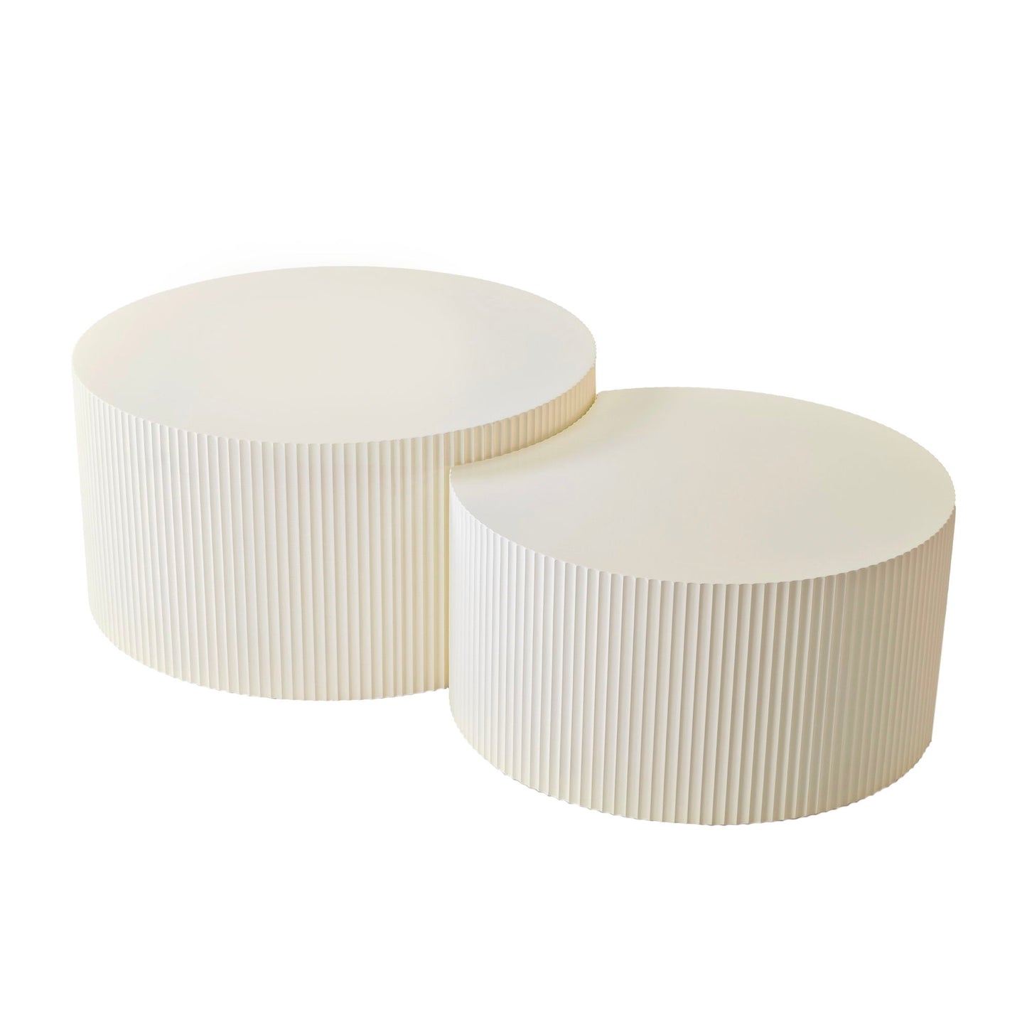 Wave Stripe Nesting Coffee Table (Set of 2)