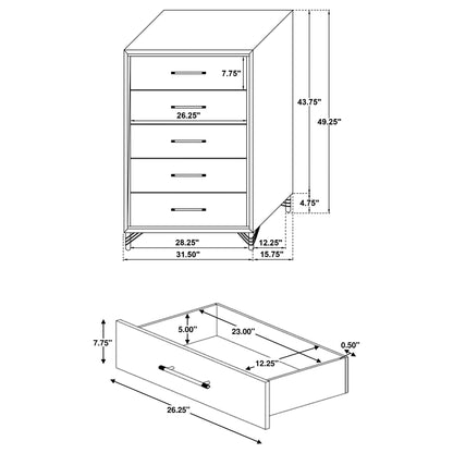 Malcolm - Bedroom Set With Wingback Design