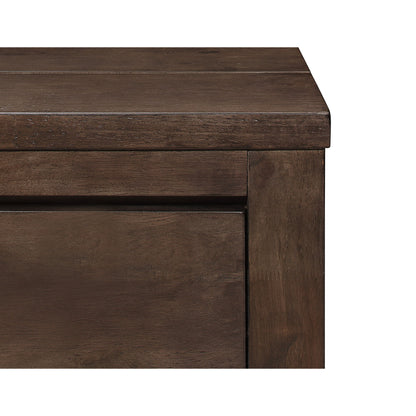 2 Drawer Nightstand - Brown