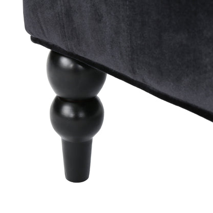 Nurturing - Upholstered Loveseat With Wing Back And Diamond Tufting