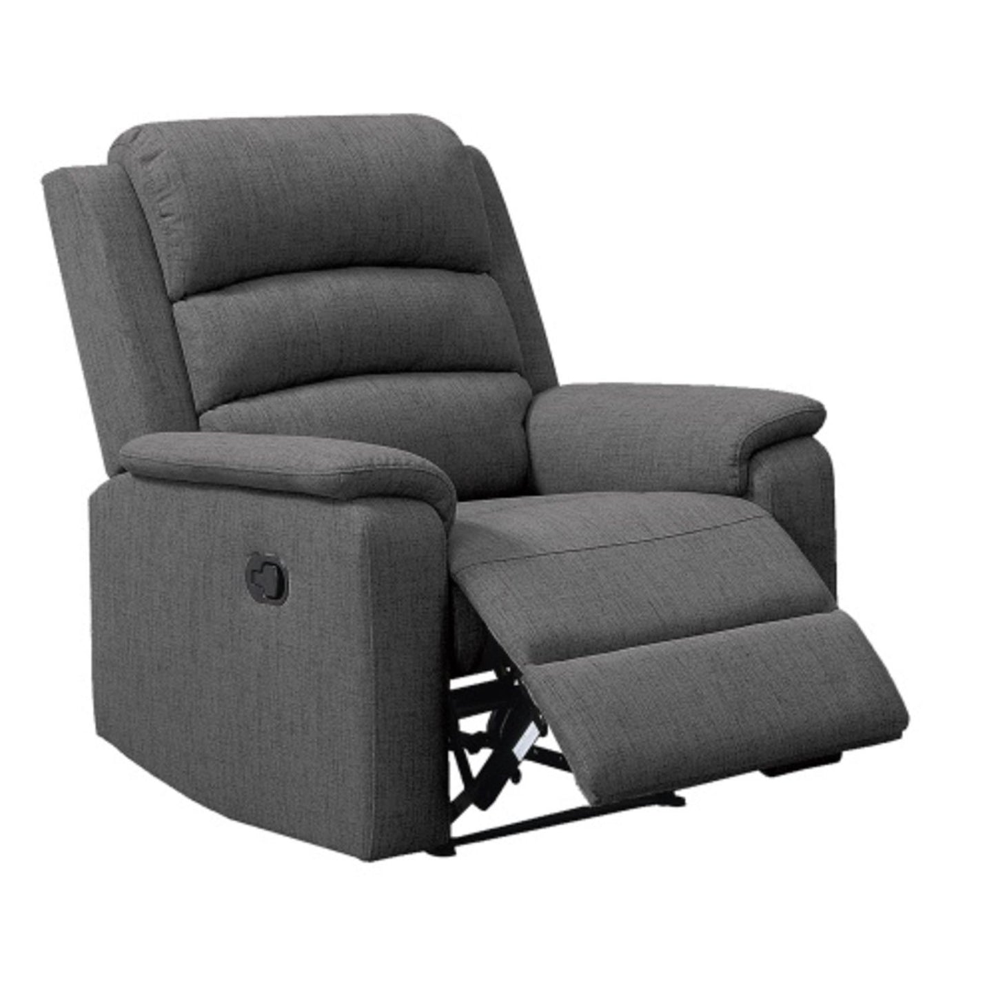 Modern Living Room Set With Manual Recliner