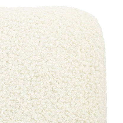 Contemporary Ottoman With Foam Cushion And Durable Upholstery