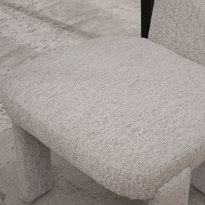 Armless Curved Back Accent Chairs