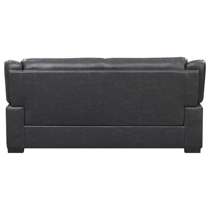 Borden - 2 Piece Living Room Set With Smooth Upholstery - Gray