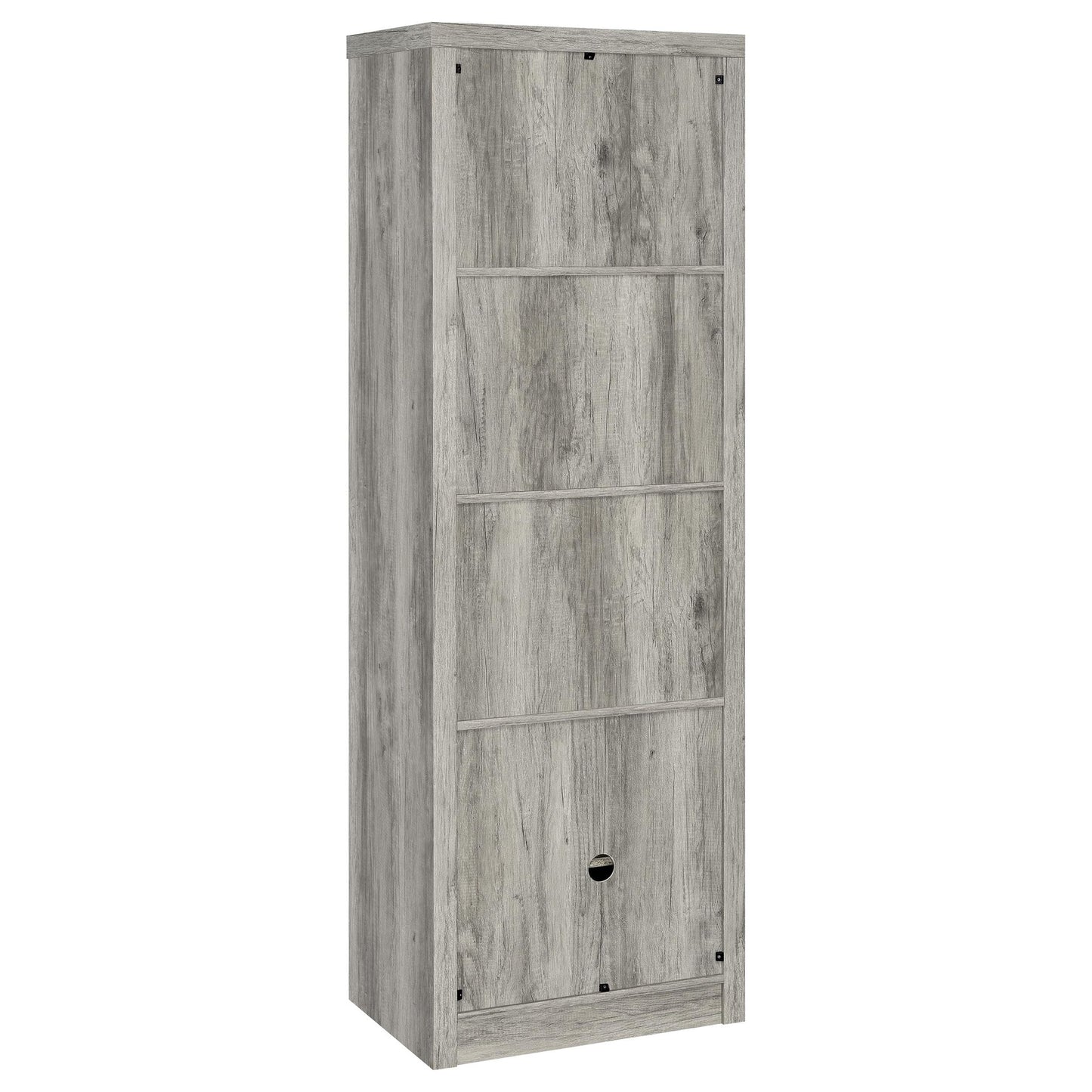 Conifer - 3 Shelf Media Tower - Gray
