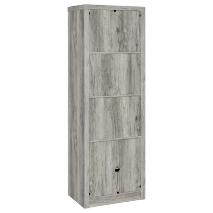 Conifer - 3 Shelf Media Tower - Gray