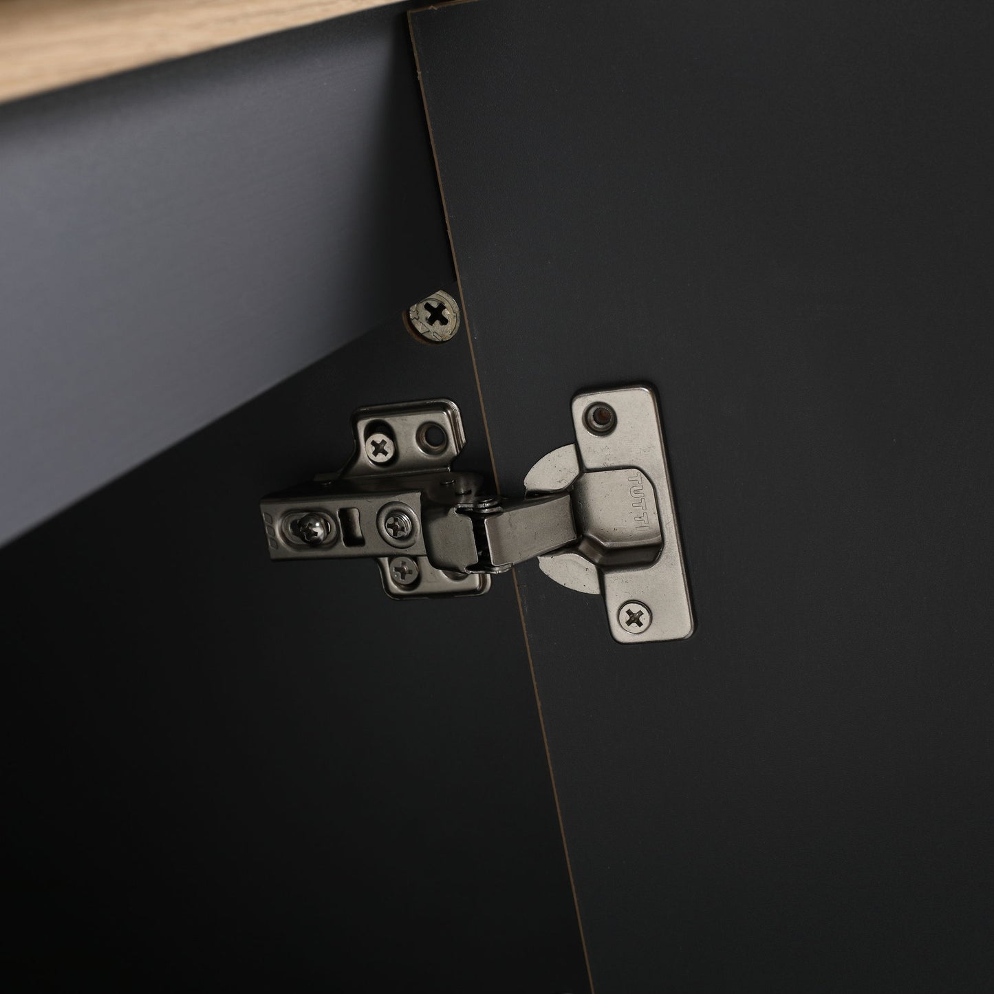 Modern Freestanding Bathroom Vanity With Resin Sink & Soft Close Cabinet Doors