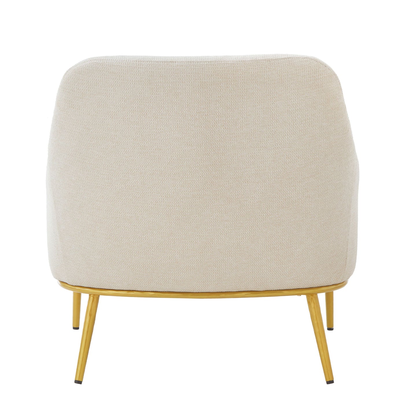 Modern Elegance Accent Chair With Curved Backrest